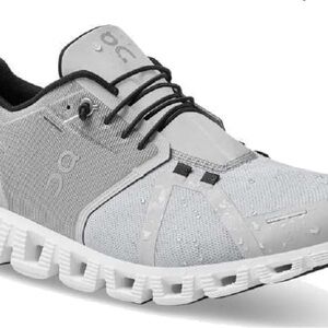 On Cloud Running Men's waterproof Black and White Athletic Shoes